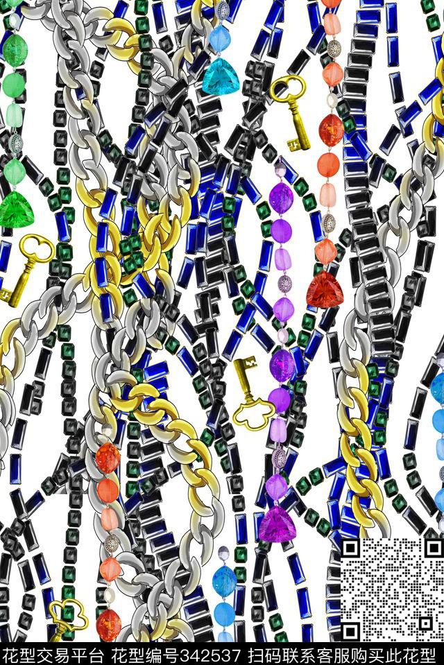 W-珠宝配饰/Jewellery数码印花华亿平台下载（图片编号: 342537） - 瓦栏（Walan）