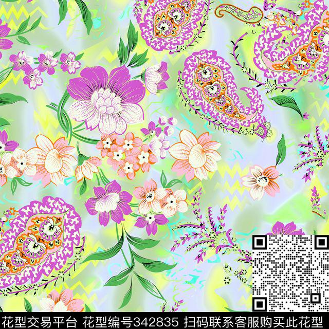 传统印花华亿平台下载（图片编号: 342835） - 瓦栏（Walan）