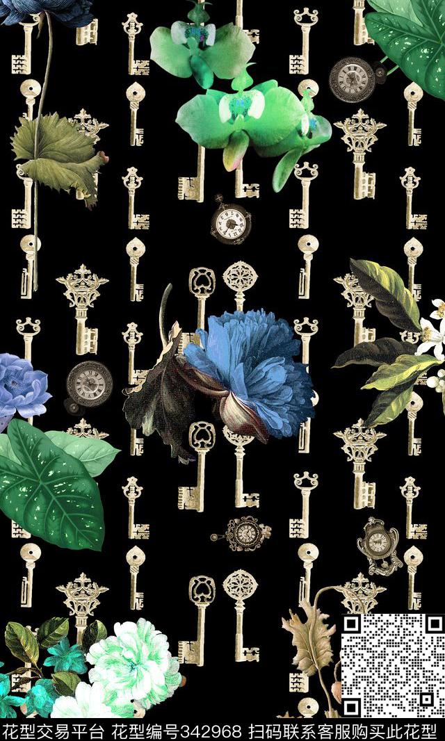 流行时尚花等数码印花华亿平台下载（图片编号: 342968） - 瓦栏（Walan）