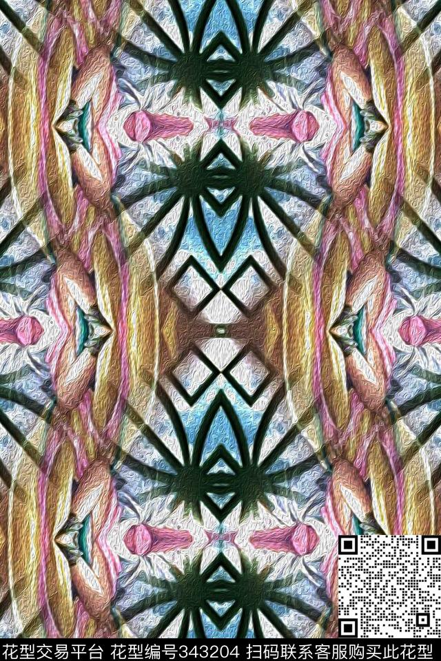 几何定位数码印花华亿平台下载（图片编号: 343204） - 瓦栏（Walan）