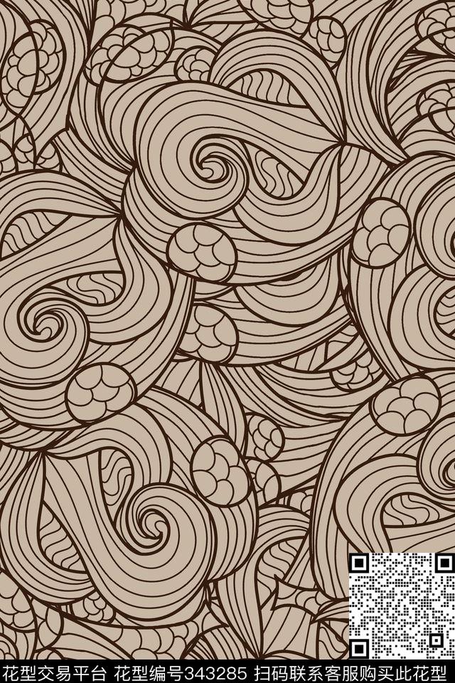 传统印花华亿平台下载（图片编号: 343285） - 瓦栏（Walan）