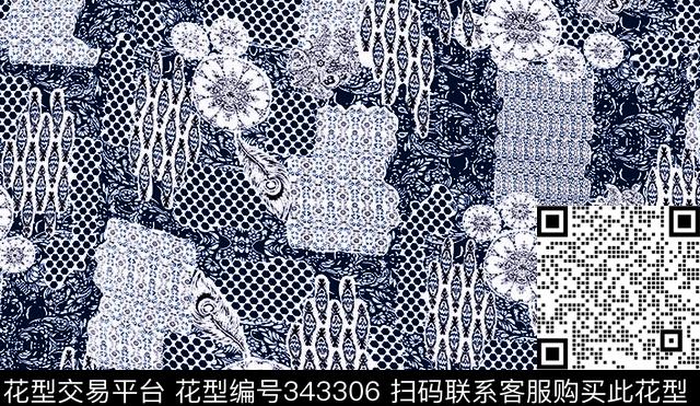 传统印花华亿平台下载（图片编号: 343306） - 瓦栏（Walan）