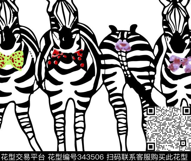 T恤胸花传统印花华亿平台下载（图片编号: 343506） - 瓦栏（Walan）