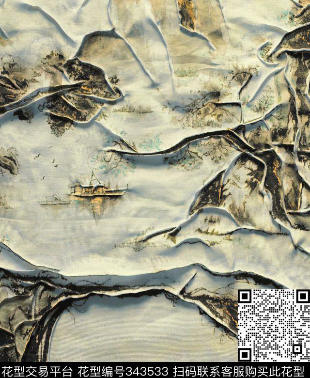 传统印花华亿平台下载（图片编号: 343533） - 瓦栏（Walan）