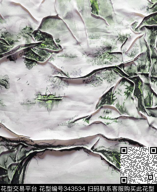 传统印花华亿平台下载（图片编号: 343534） - 瓦栏（Walan）