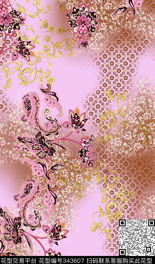 传统印花华亿平台下载（图片编号: 343607） - 瓦栏（Walan）