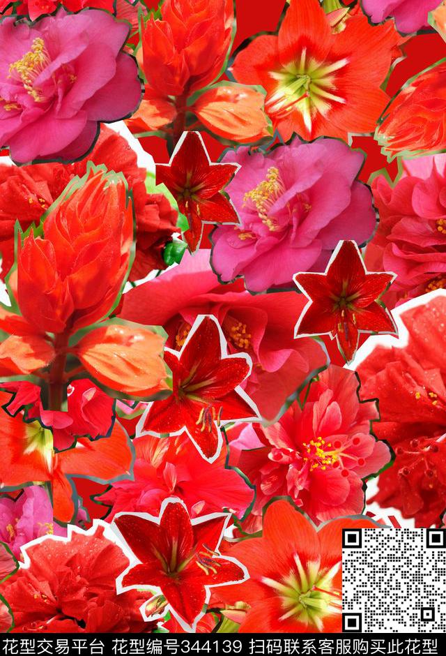 ♥红桃A〖花鸟天堂〗♥红桃A〖复古时代〗数码印花华亿平台下载（图片编号: 344139） - 瓦栏（Walan）