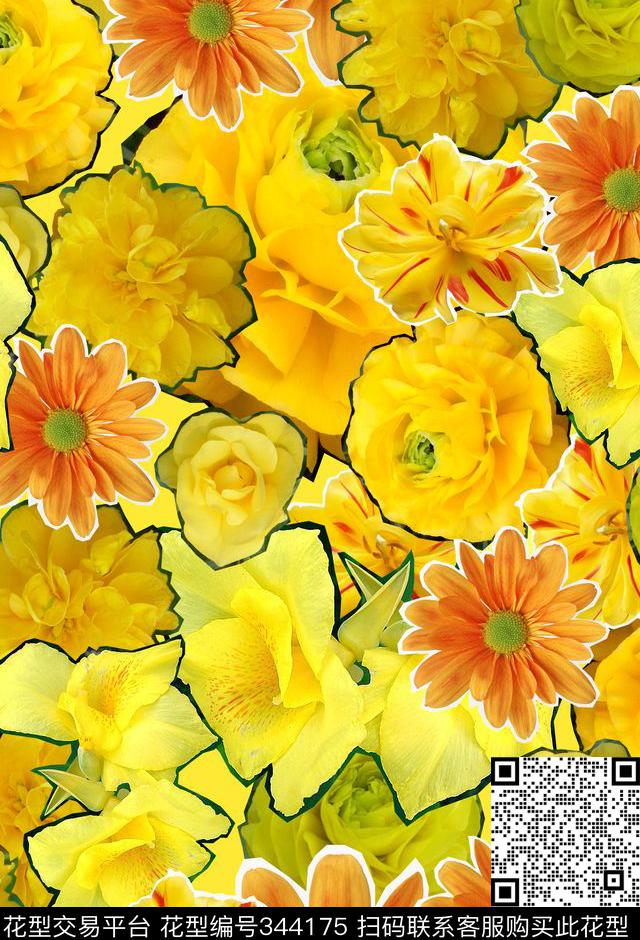 ♥红桃A〖花鸟天堂〗数码印花华亿平台下载（图片编号: 344175） - 瓦栏（Walan）