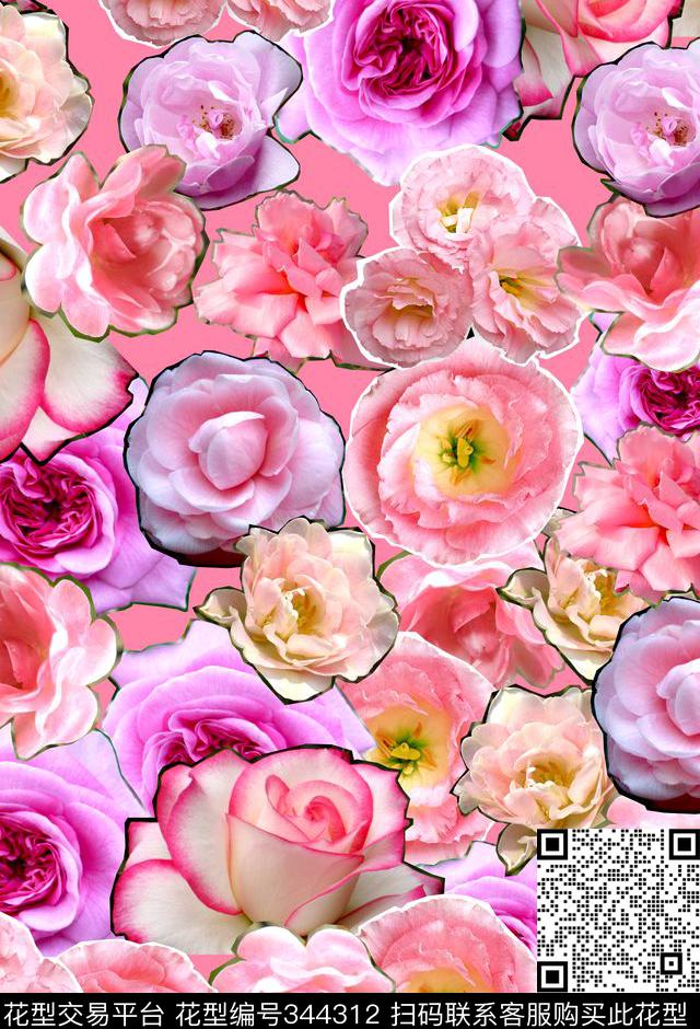 ♥红桃A〖花鸟天堂〗数码印花华亿平台下载（图片编号: 344312） - 瓦栏（Walan）