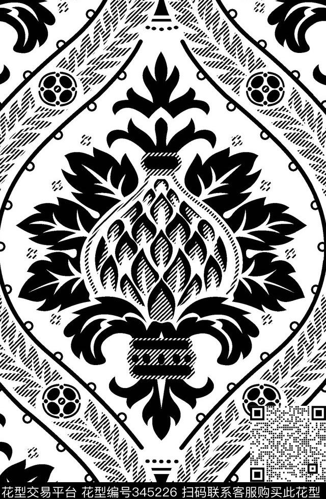 传统印花华亿平台下载（图片编号: 345226） - 瓦栏（Walan）