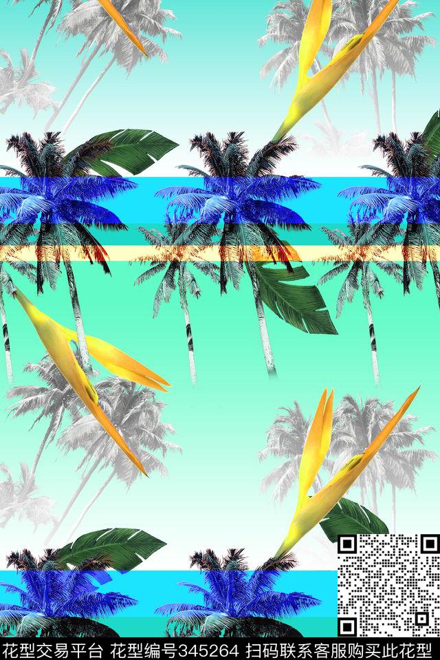 流行时尚花等数码印花华亿平台下载（图片编号: 345264） - 瓦栏（Walan）