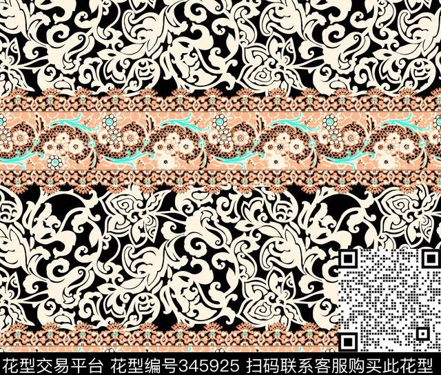 传统印花华亿平台下载（图片编号: 345925） - 瓦栏（Walan）