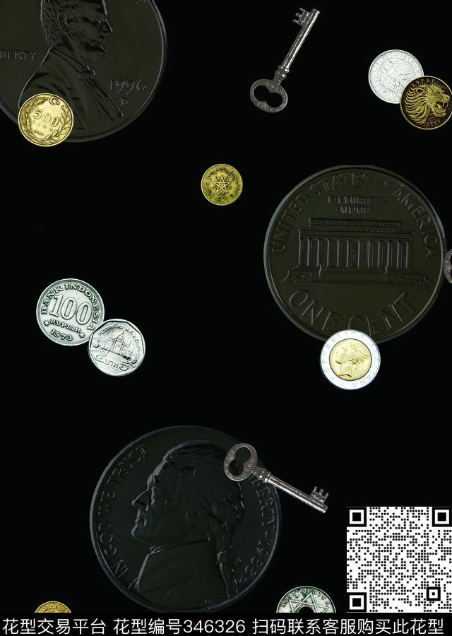 四方两方连续传统印花华亿平台下载（图片编号: 346326） - 瓦栏（Walan）