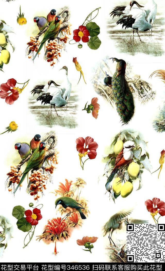 ♥红桃A〖花鸟天堂〗♥红桃A〖复古时代〗♥红桃A〖潮流男装〗数码印花华亿平台下载（图片编号: 346536） - 瓦栏（Walan）