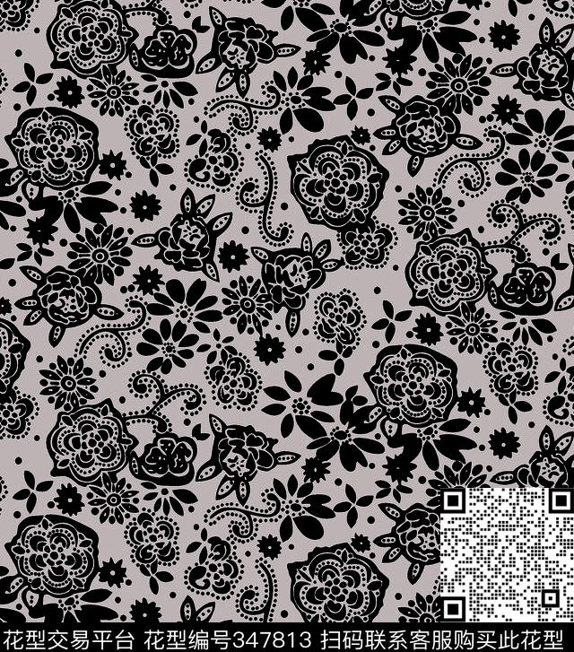 传统印花华亿平台下载（图片编号: 347813） - 瓦栏（Walan）