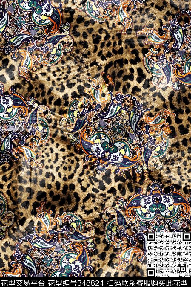 花卉数码印花华亿平台下载（图片编号: 348824） - 瓦栏（Walan）