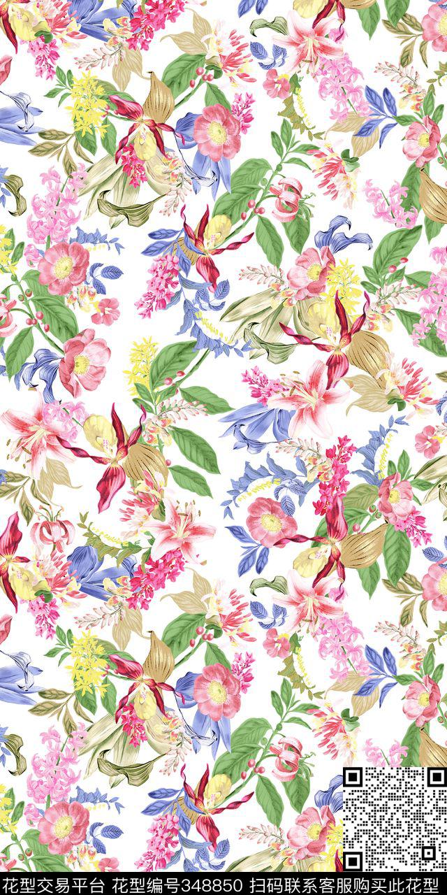 古典复古华亿平台数码印花华亿平台下载（图片编号: 348850） - 瓦栏（Walan）