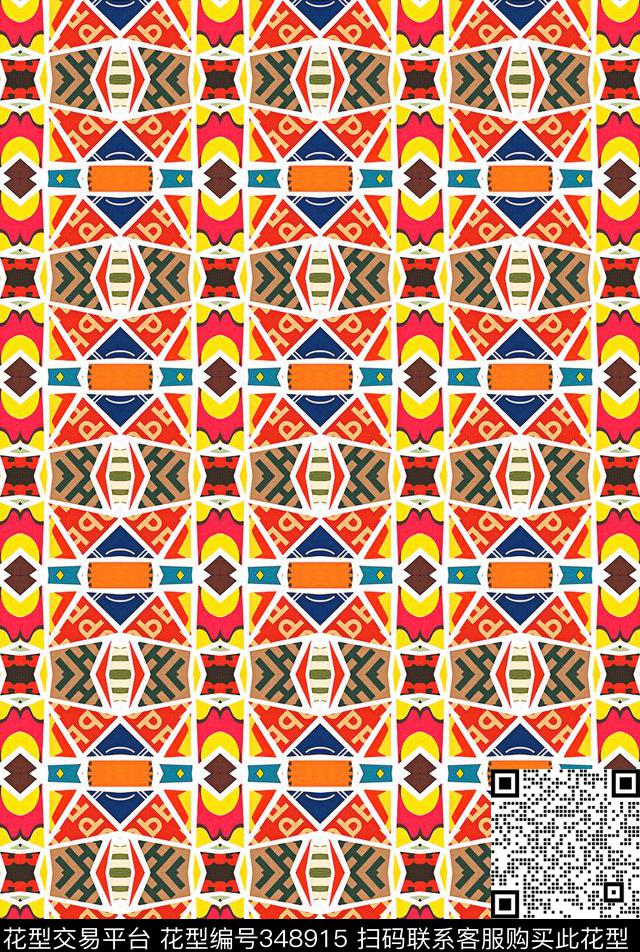 民族风欧式女装传统印花华亿平台下载（图片编号: 348915） - 瓦栏（Walan）