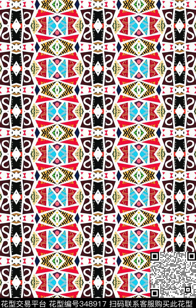 民族风欧式女装传统印花华亿平台下载（图片编号: 348917） - 瓦栏（Walan）