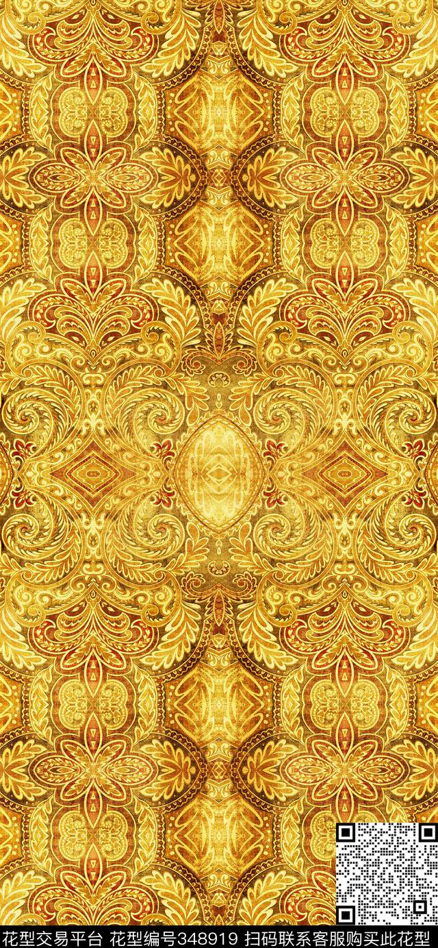 欧式民族风男装数码印花华亿平台下载（图片编号: 348919） - 瓦栏（Walan）