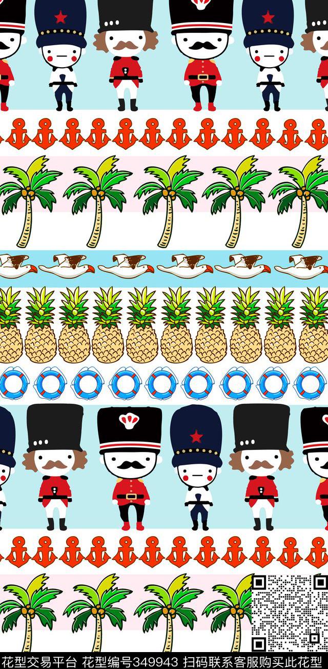 童装图案传统印花华亿平台下载（图片编号: 349943） - 瓦栏（Walan）