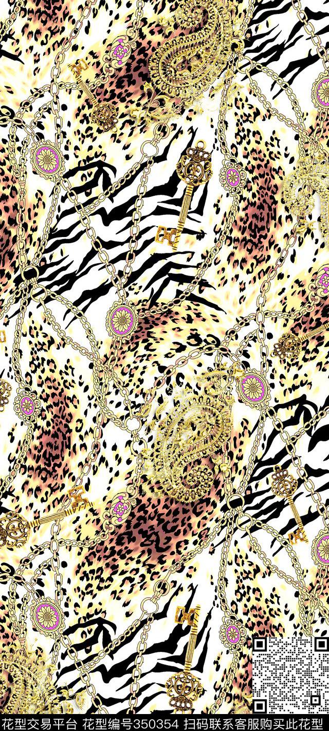 豹纹动物纹女装传统印花华亿平台下载（图片编号: 350354） - 瓦栏（Walan）