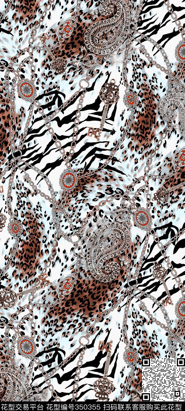 豹纹动物纹女装传统印花华亿平台下载（图片编号: 350355） - 瓦栏（Walan）