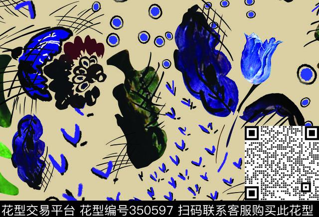 抽象传统印花华亿平台下载（图片编号: 350597） - 瓦栏（Walan）