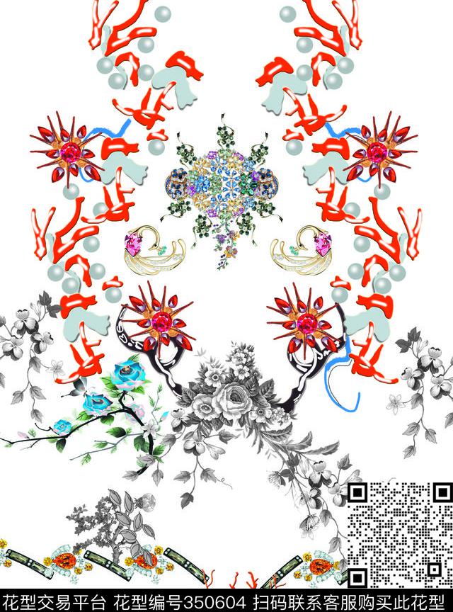 珠宝宝石数码印花华亿平台下载（图片编号: 350604） - 瓦栏（Walan）