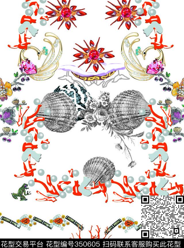 珠宝宝石数码印花华亿平台下载（图片编号: 350605） - 瓦栏（Walan）