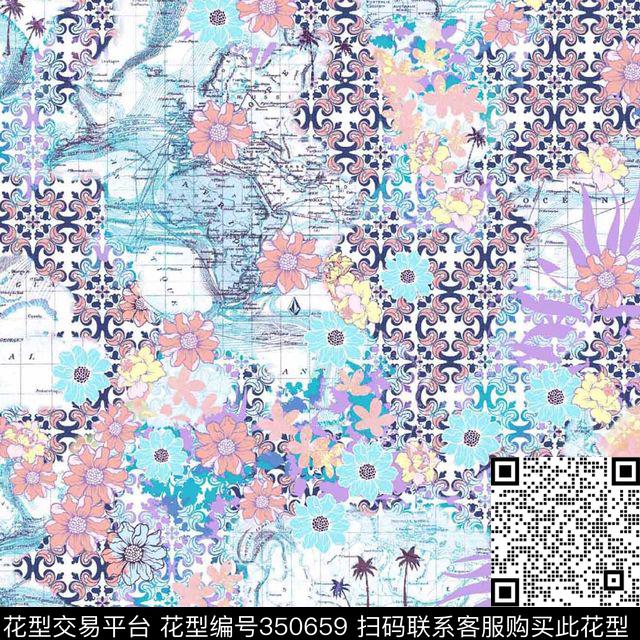 传统印花华亿平台下载（图片编号: 350659） - 瓦栏（Walan）