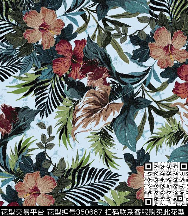 传统印花华亿平台下载（图片编号: 350667） - 瓦栏（Walan）