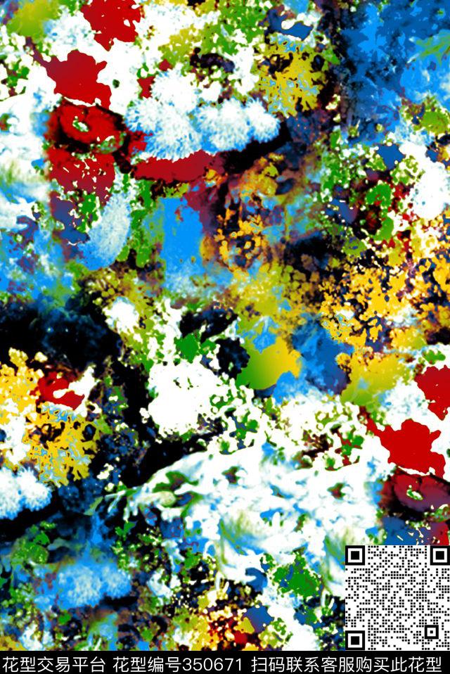 油画山水画仿数码传统印花华亿平台下载（图片编号: 350671） - 瓦栏（Walan）