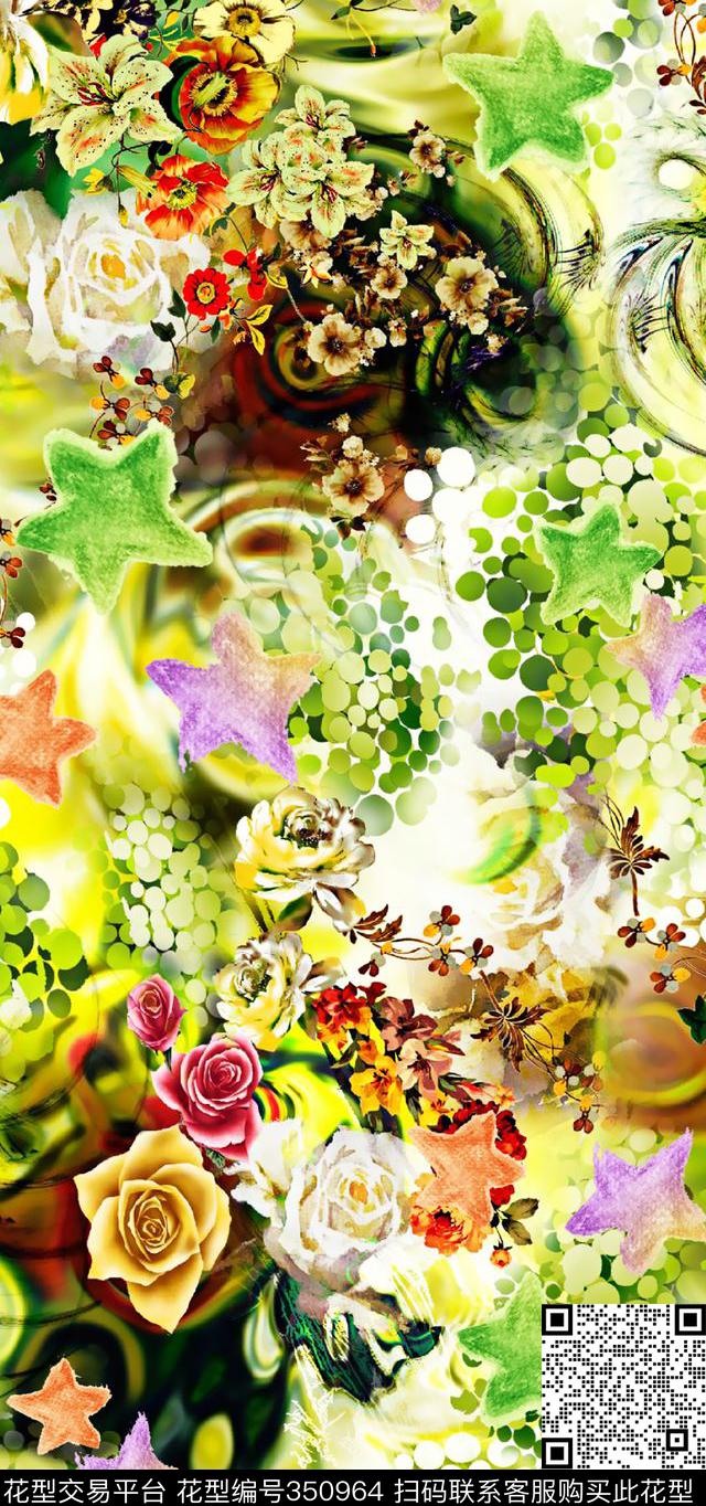 个性休闲数码印花华亿平台下载（图片编号: 350964） - 瓦栏（Walan）