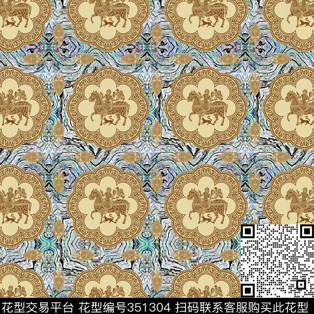 传统印花华亿平台下载（图片编号: 351304） - 瓦栏（Walan）