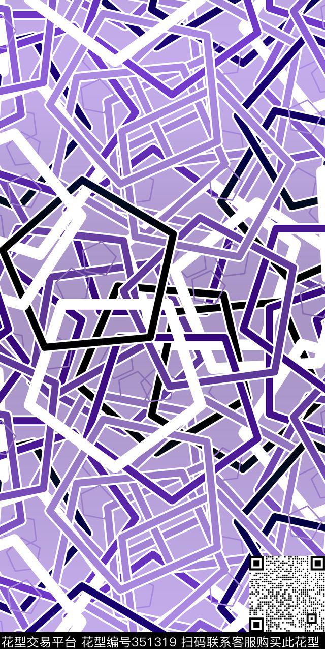 几何图案传统印花华亿平台下载（图片编号: 351319） - 瓦栏（Walan）