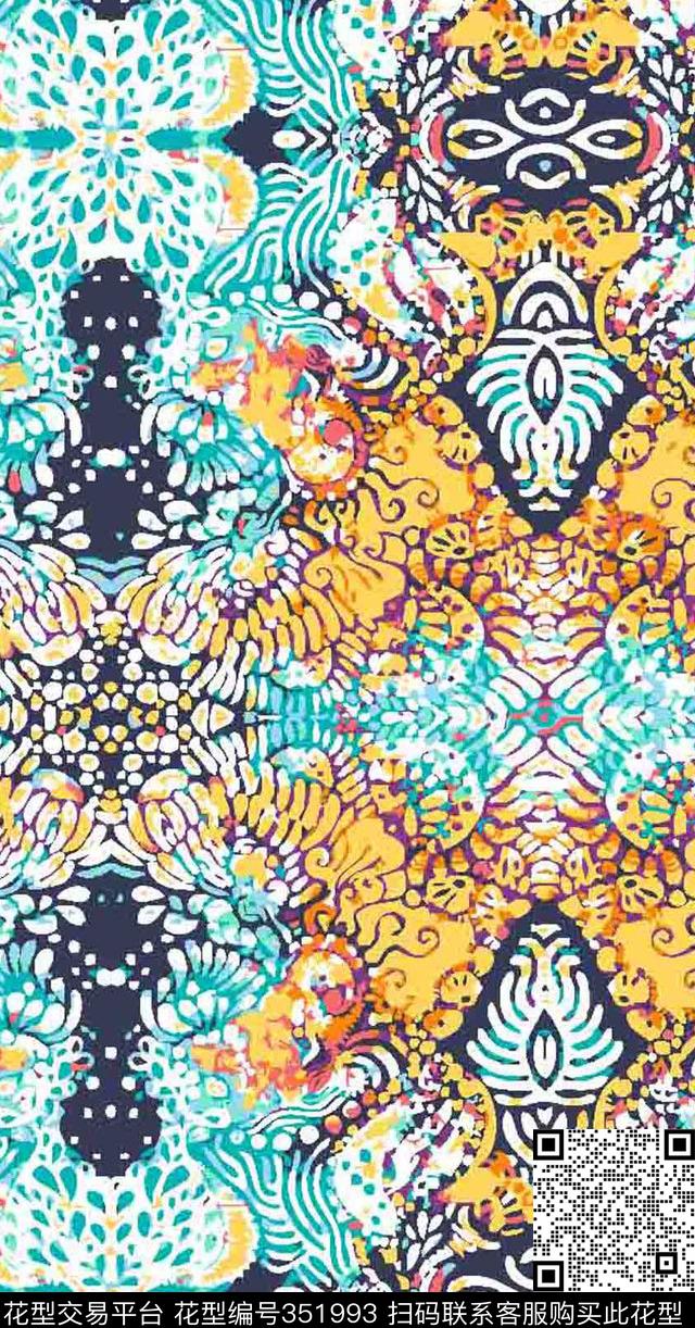 传统印花华亿平台下载（图片编号: 351993） - 瓦栏（Walan）