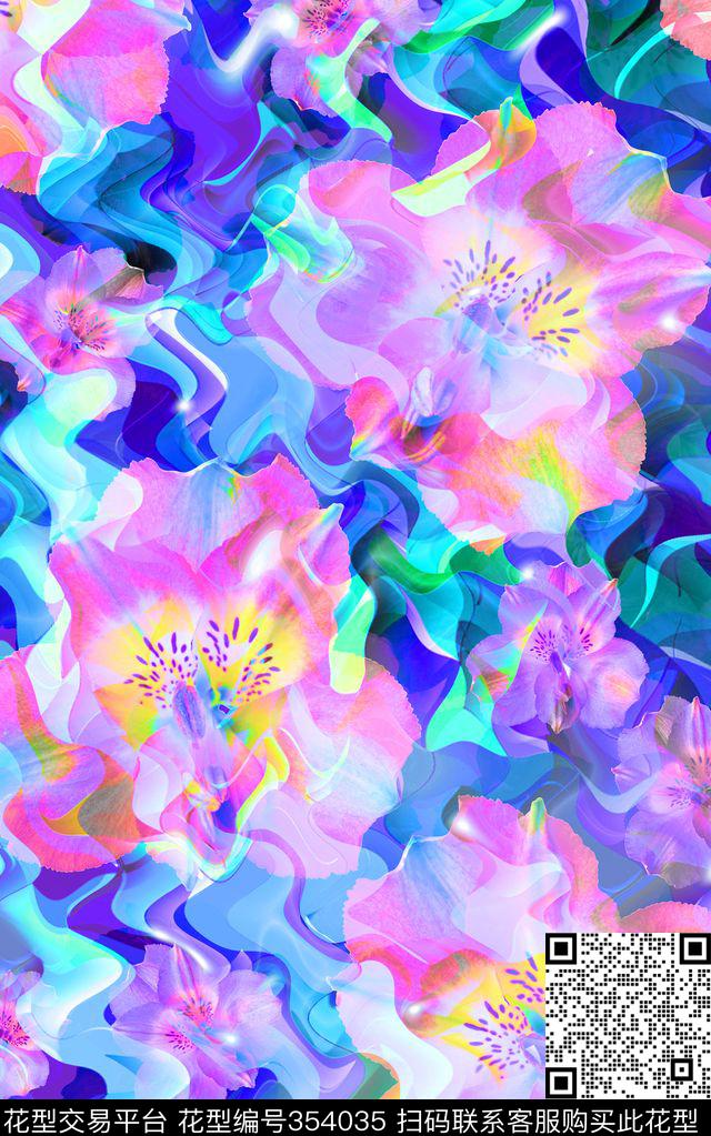 S-艺术花卉/Art数码印花华亿平台下载（图片编号: 354035） - 瓦栏（Walan）