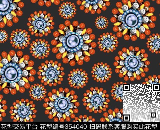 传统印花华亿平台下载（图片编号: 354040） - 瓦栏（Walan）