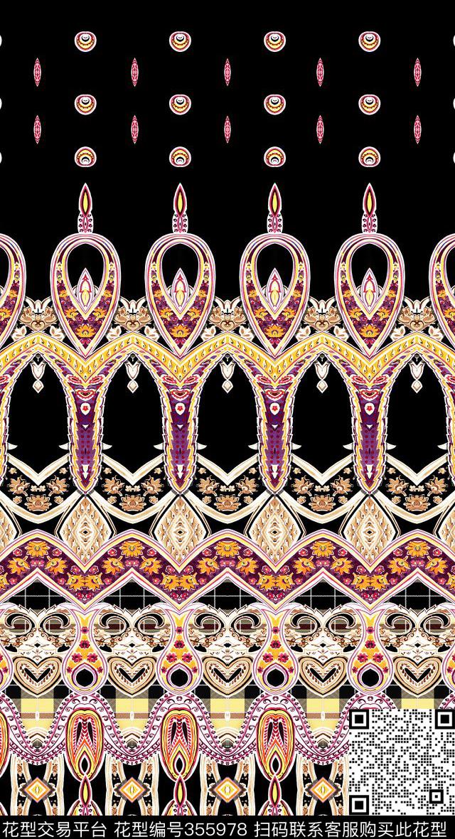 T-异域风情/Exotic数码印花华亿平台下载（图片编号: 355978） - 瓦栏（Walan）