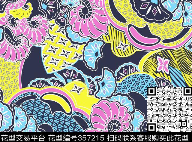 传统印花华亿平台下载（图片编号: 357215） - 瓦栏（Walan）