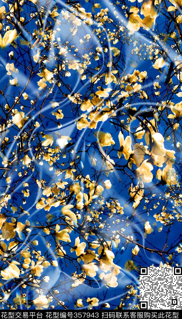 花卉数码印花华亿平台下载（图片编号: 357943） - 瓦栏（Walan）