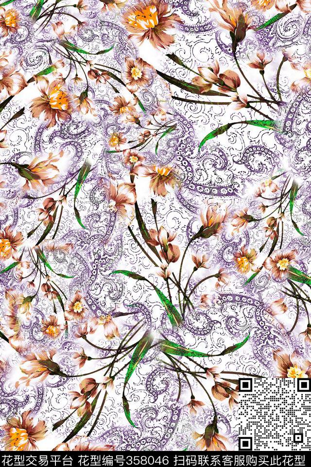 数码华亿平台传统印花华亿平台下载（图片编号: 358046） - 瓦栏（Walan）