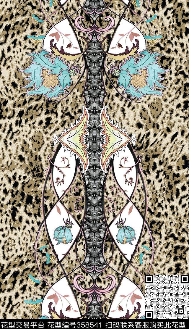 欧式复古数码印花华亿平台下载（图片编号: 358541） - 瓦栏（Walan）