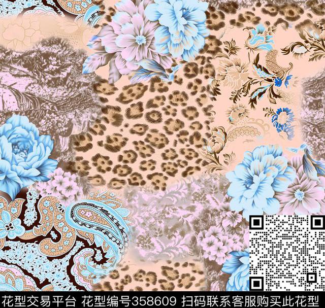 传统印花华亿平台下载（图片编号: 358609） - 瓦栏（Walan）