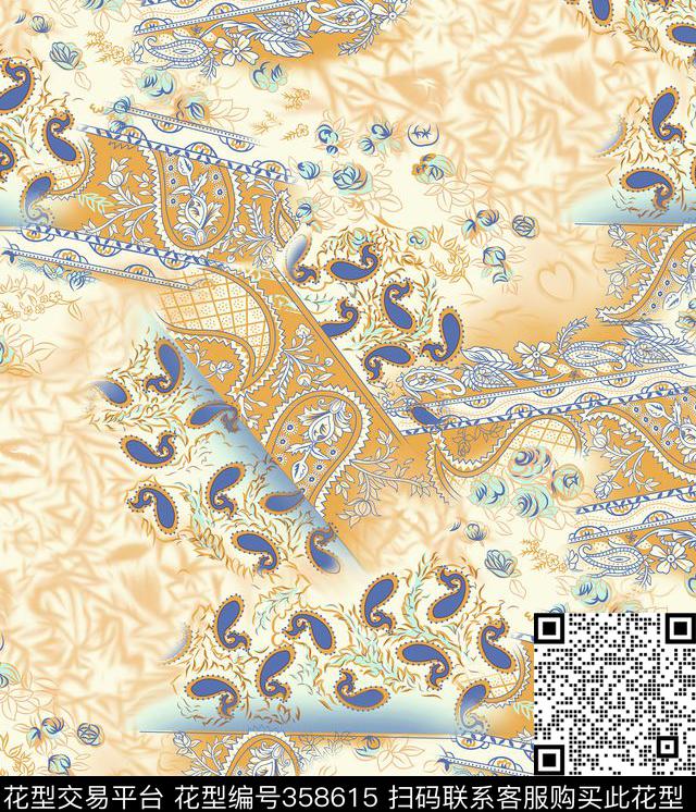 传统印花华亿平台下载（图片编号: 358615） - 瓦栏（Walan）