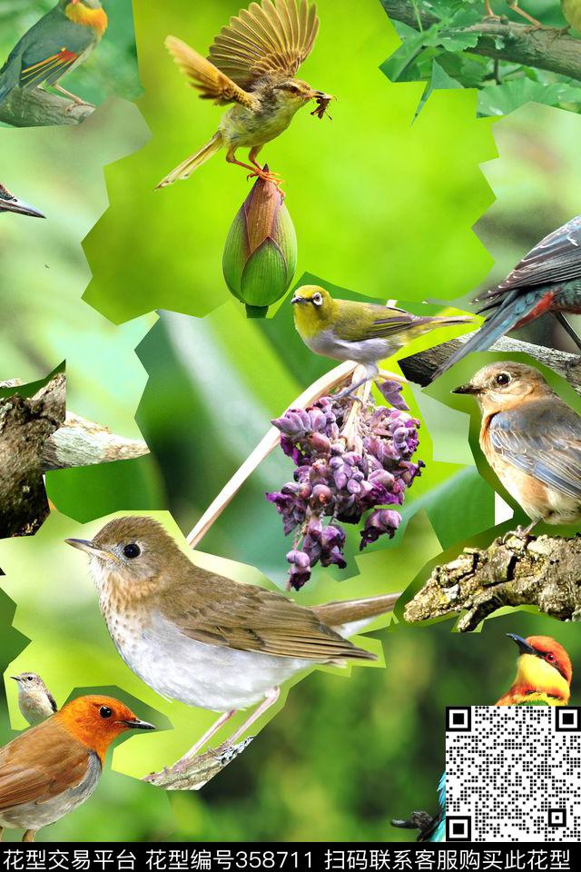 ♥红桃A〖动物世界〗♥红桃A〖景观风景〗数码印花华亿平台下载（图片编号: 358711） - 瓦栏（Walan）