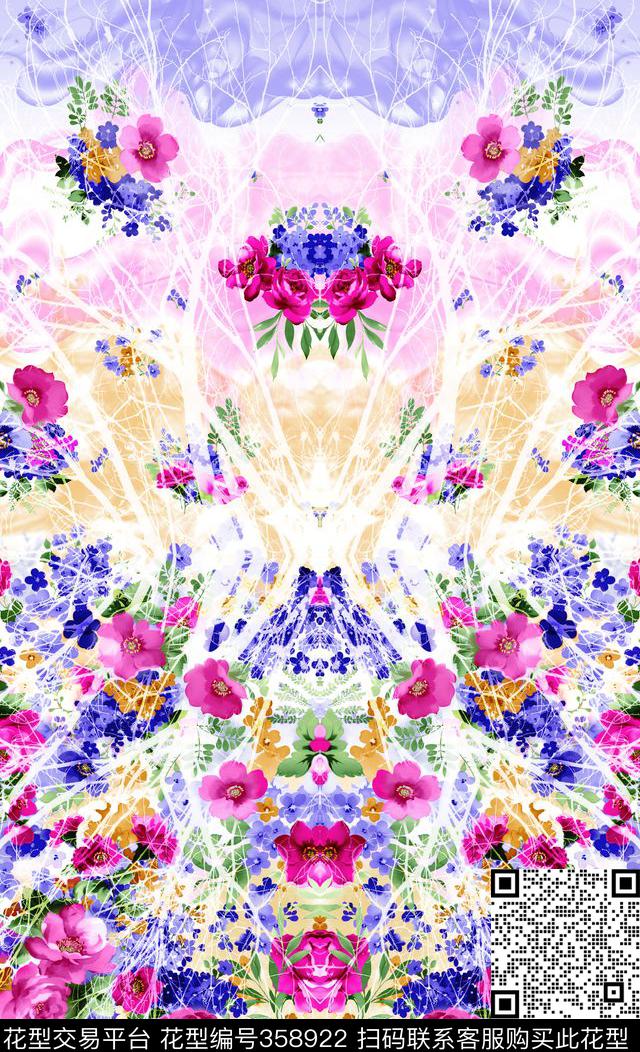 U-植物花卉/Botany数码印花华亿平台下载（图片编号: 358922） - 瓦栏（Walan）