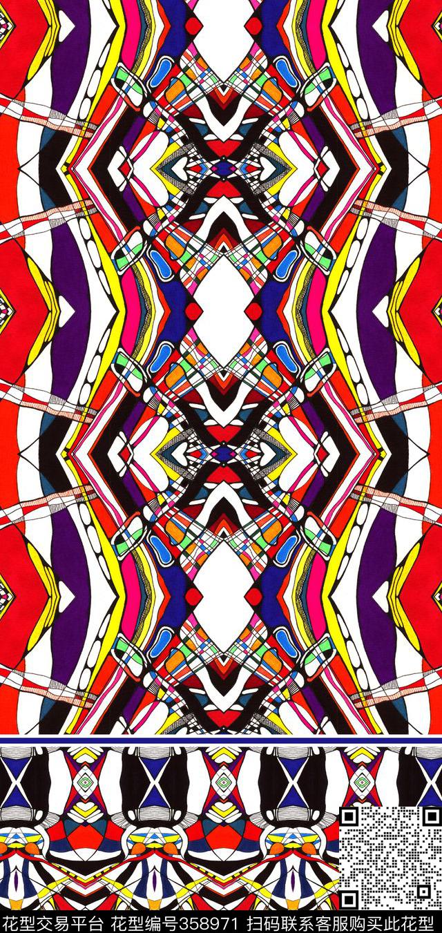 T-异域风情/Exotic数码印花华亿平台下载（图片编号: 358971） - 瓦栏（Walan）