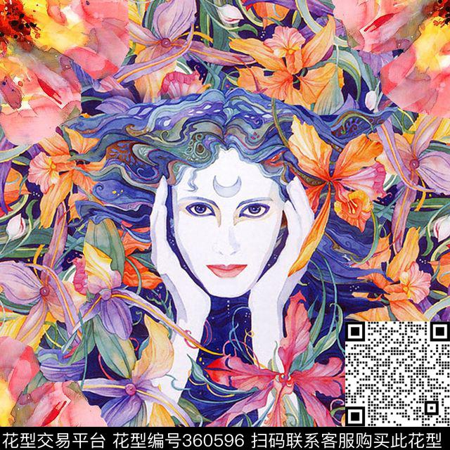 长巾数码印花华亿平台下载（图片编号: 360596） - 瓦栏（Walan）